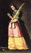 Francisco de Zurbaran Saint Apollonia painting